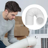Portable Air Conditioner Exhaust Hose 13/15cm Extendable Vent Pipe PP Steel Wire - 2m x 15cm