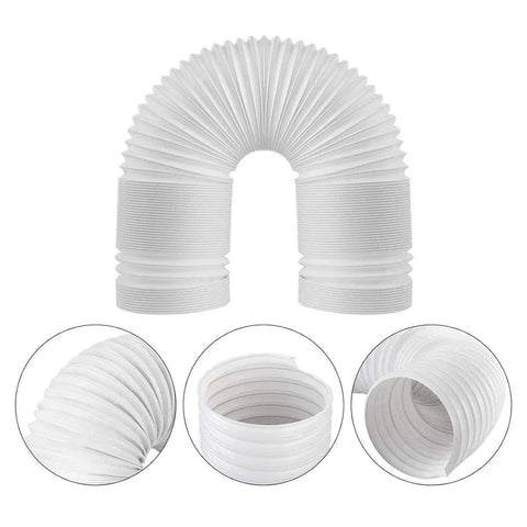 Portable Air Conditioner Exhaust Hose 13/15cm Extendable Vent Pipe PP Steel Wire - 3m x 13cm