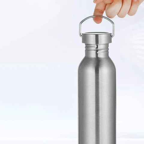 500/750/1000Ml Stainless Steel Water Bottle Motivational Sports Drink Cup Flask - 500ML