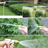 2Pcs High Pressure Water Spray Handle Nozzle Brass Garden Hose Pipe Lawn Car Wash
