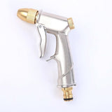 2Pcs High Pressure Water Spray Handle Nozzle Brass Garden Hose Pipe Lawn Car Wash