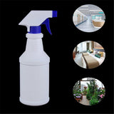 3PCS 500ml Reusable Plastic Spray Bottles for Cleaning Garden Car Use
