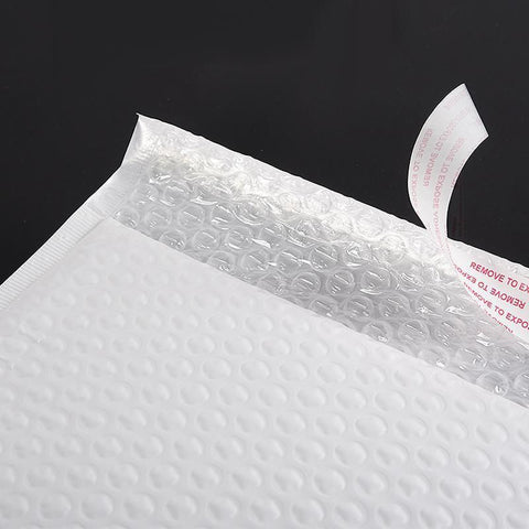 25PCS Poly Bubble Mailers Envelope Padded Bag White Cushioned Satchel 15 Sizes - 25PCS-20*24CM