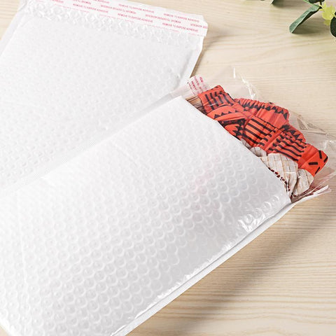 25PCS Poly Bubble Mailers Envelope Padded Bag White Cushioned Satchel 15 Sizes - 25PCS-20*24CM
