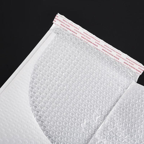 25PCS Poly Bubble Mailers Envelope Padded Bag White Cushioned Satchel 15 Sizes - 25PCS-20*24CM
