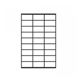 A4 Self Adhesive Sticker Paper Sheet Label Laser Inkjet Print Mailing Address - White Matte 3x9 *20 PCS