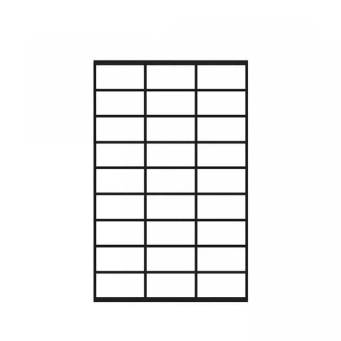 A4 Self Adhesive Sticker Paper Sheet Label Laser Inkjet Print Mailing Address - White Matte 3x9 *20 PCS