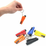 3 In 1 Car Window Glass Breaker Emergency Escape Tool with Cutter - Pink