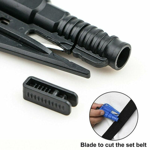 3 In 1 Car Window Glass Breaker Emergency Escape Tool with Cutter - Pink