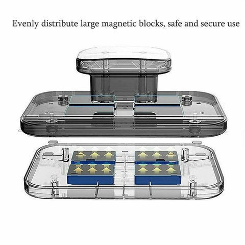Magnetic Window Glass Cleaning Tool Double Side Glass Cleaner Brush Wiper Home
