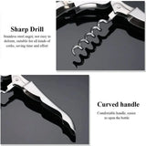 Waiters Friend Corkscrew Stainless Steel Wine Bottle Opener Screw Knife Bar