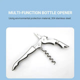 Waiters Friend Corkscrew Stainless Steel Wine Bottle Opener Screw Knife Bar