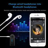 New 1Pc Wireless Bluetooth To Aux 3.5Mm Audio Stereo Car Music Receiver Au Stock