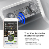 New 1Pc Wireless Bluetooth To Aux 3.5Mm Audio Stereo Car Music Receiver Au Stock