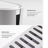 Cable Power Management Storage Box Socket Wire Tidy Organiser Hide Case - White