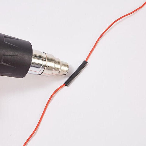 Grade Marine Heat Shrink Tubing 3:1 Wire Sleeve Glue Inside Fast Wrap Insulation Black - 6.4mm*1M