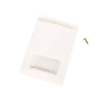 10PCS Snowflake Kraft Paper Candy Bag with Window Biscuit Self Standing Food Bag - White