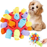 Snuffle Ball Dog Toy for Treat Dispensing and Nose Work Training Soft Washable Feeder