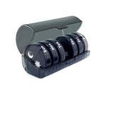 7 Day Weekly Case Dispenser Medicine Tablet Organizer Storage Container Pill Box - Black