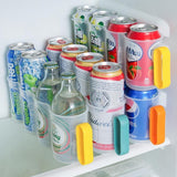 Beer Soda Can Storage Holder Kitchen Fridge Space Saver Rack Organizer 1-3PCS - Orange