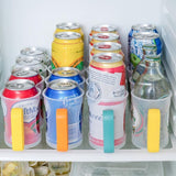 Beer Soda Can Storage Holder Kitchen Fridge Space Saver Rack Organizer 1-3PCS - Orange