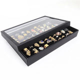100 Slot Jewelry Ring Earring Storage Box Display Organizer Case Tray Holder - 1PC