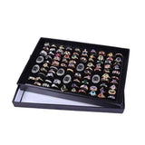 100 Slot Jewelry Ring Earring Storage Box Display Organizer Case Tray Holder - 1PC
