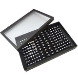 100 Slot Jewelry Ring Earring Storage Box Display Organizer Case Tray Holder - 1PC