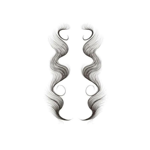 Hairline Edge Tattoo Stickers - Curly Fringe Decals for Women Styling - 1