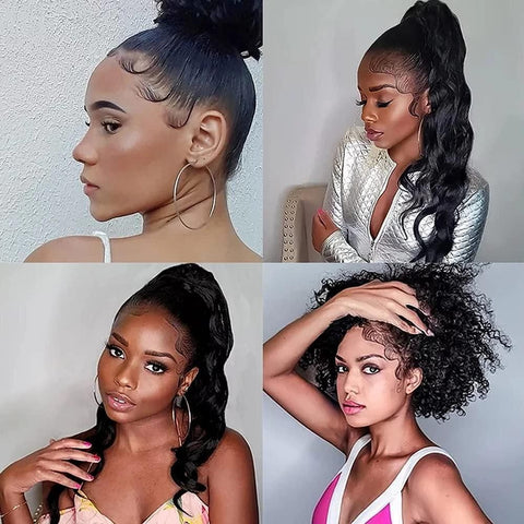 Hairline Edge Tattoo Stickers - Curly Fringe Decals for Women Styling - 1