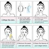 Hairline Edge Tattoo Stickers - Curly Fringe Decals for Women Styling - 1