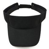 Women Adjustable UV Protection Sport Visor Cap Beach Sun Hat New Stylish Design - Black