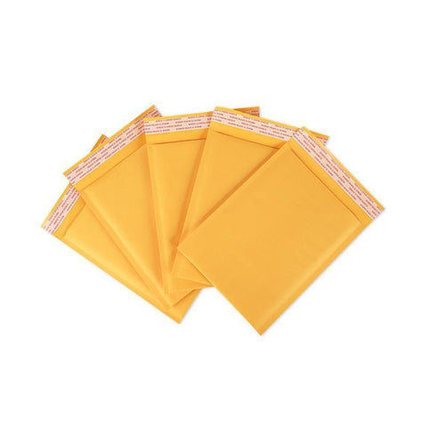 25PCS Poly Bubble Mailer Yellow Colour Multi-Size Plastic Padded Bag - 25PCS-18*18CM