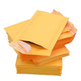 25PCS Poly Bubble Mailer Yellow Colour Multi-Size Plastic Padded Bag - 25PCS-18*18CM