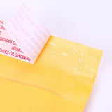 25PCS Poly Bubble Mailer Yellow Colour Multi-Size Plastic Padded Bag - 25PCS-18*18CM