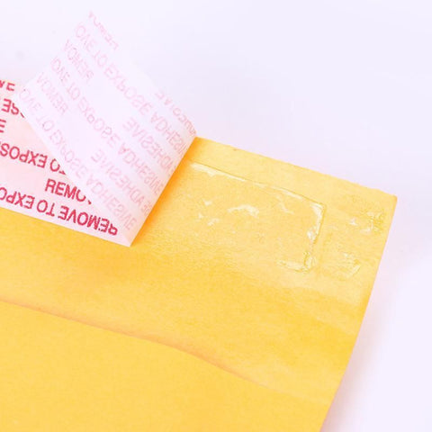 25PCS Poly Bubble Mailer Yellow Colour Multi-Size Plastic Padded Bag - 25PCS-18*18CM