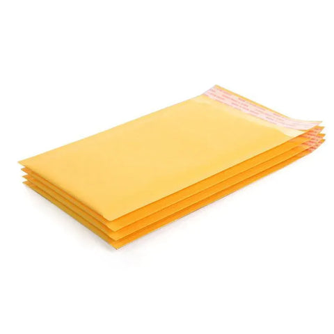 25PCS Poly Bubble Mailer Yellow Colour Multi-Size Plastic Padded Bag - 25PCS-18*18CM