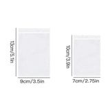 100X Bulk Clear Resealable PE Plastic Zip Bags - 5*7cm 100PCS
