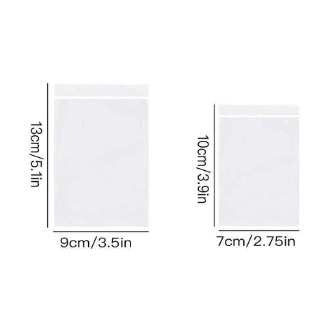 100X Bulk Clear Resealable PE Plastic Zip Bags - 4*6cm – 1PC Sample Only