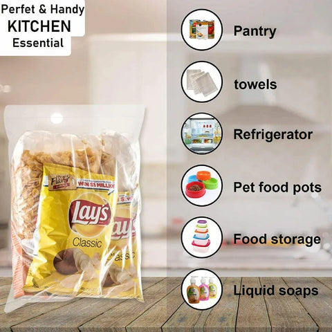 100X Bulk Clear Resealable PE Plastic Zip Bags - 4*6cm – 1PC Sample Only