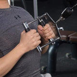 Close Grip Triangle Row Handle - Cable Pulley Attachment Gym Bar (1 Piece)