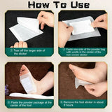 10-300 Ginger Herbal Detox Foot Patches for Slimming & Cleansing - 10PCS