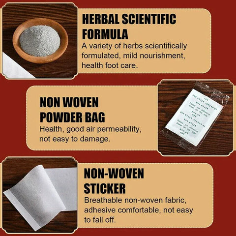 10-300 Ginger Herbal Detox Foot Patches for Slimming & Cleansing - 10PCS
