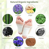 10-300 Ginger Herbal Detox Foot Patches for Slimming & Cleansing - 10PCS