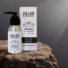 VALOR Decadent Shaving Gift Set – Organic Razor Kit with Soap, Brush, Balm & Body Bar