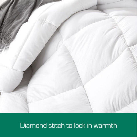 Woolcomfort Aus Made Merino Wool Quilt 500GSM 270x240cm Super King Size