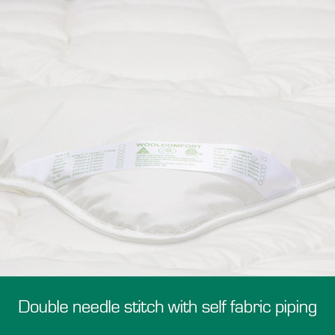 Woolcomfort Aus Made Merino Wool Quilt 500GSM 270x240cm Super King Size