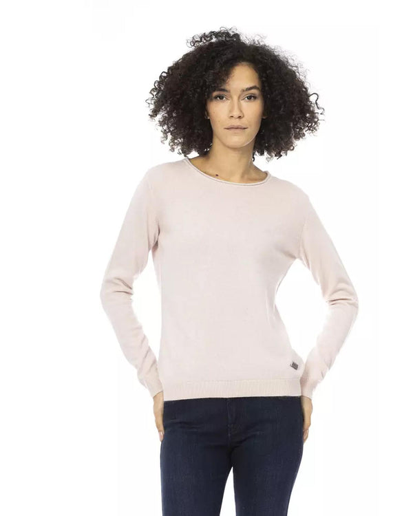 Baldinini Monogram Long Sleeve Sweater L Women