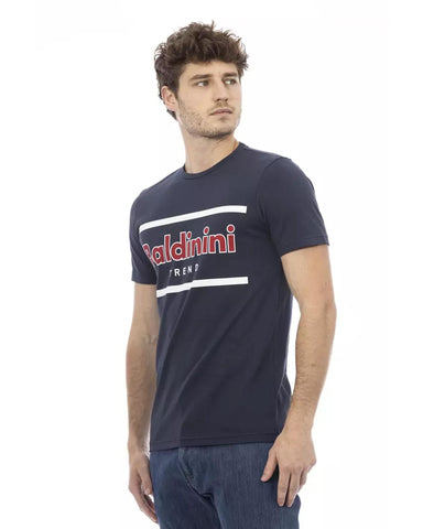 Short Sleeve T-shirt with Front Print XS Men