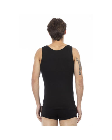 Stretch Cotton Logoed Tank Top S Men